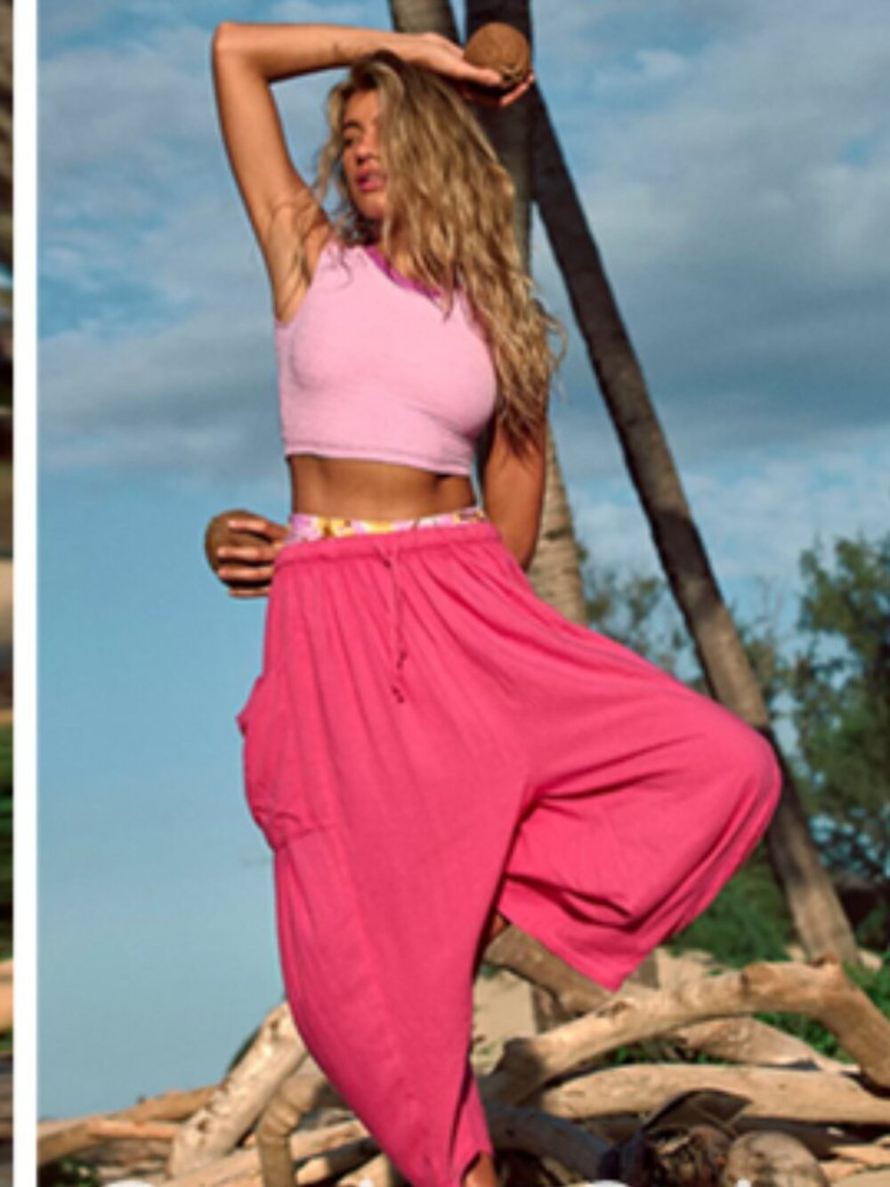 Free People free-est Quinn Pants | Size S | Vacay Pink | EUC 💕
